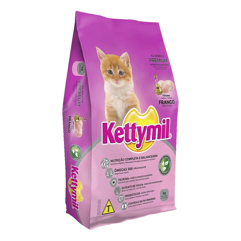 RAÇÃO KETTYMIL FILHOTES 10.1 KILOS SABOR FRANGO - UNIDADE