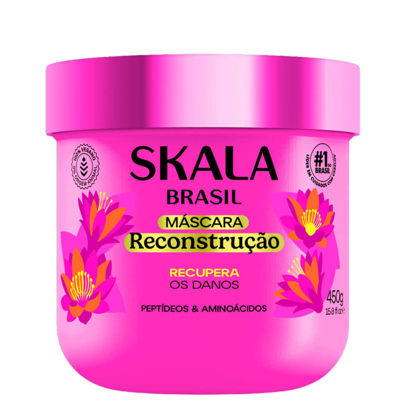 MÁSCARA DE TRATAMENTO SKALA 450GR RECONSTRUÇÃO - CX COM 6 UN