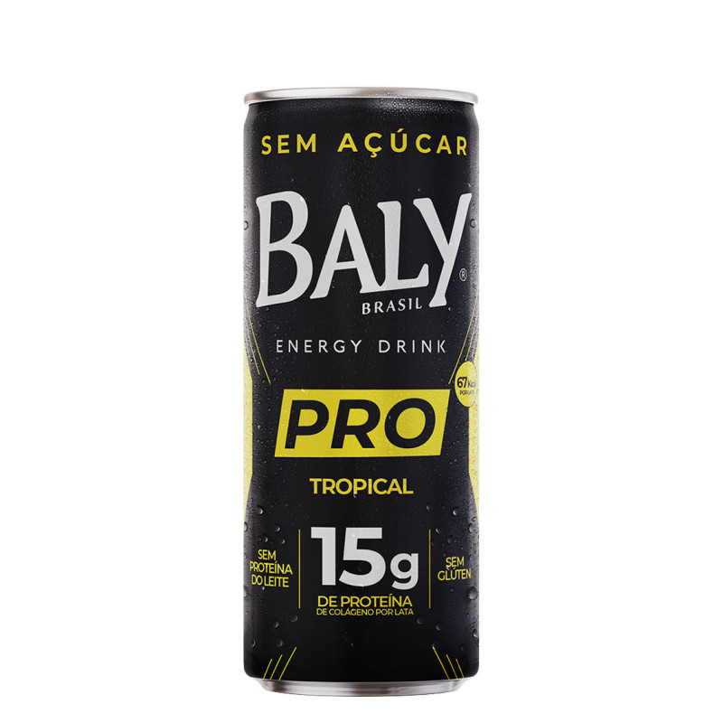ENERGÉTICO BALY PRO 250ML TROPICAL - FD COM 6 UN