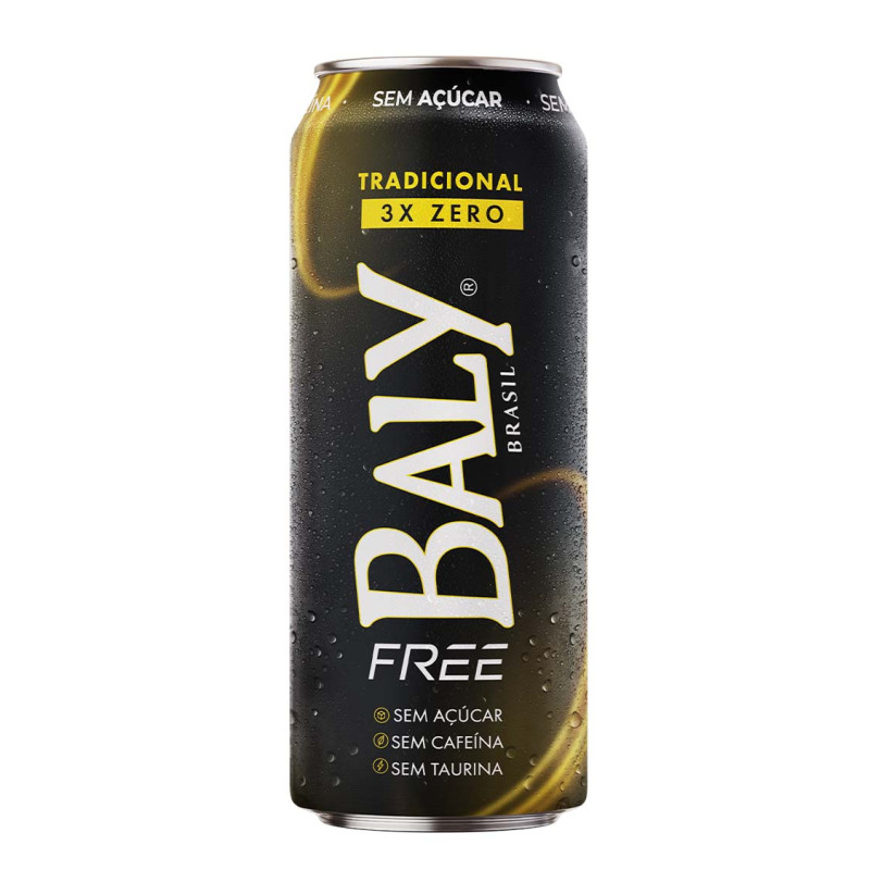 ENERGÉTICO BALY FREE 473ML TRADICIONAL - FD COM 6 UN
