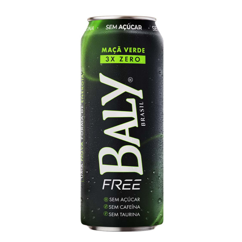 ENERGÉTICO BALY FREE 473ML MAÇÃ VERDE - FD COM 6 UN