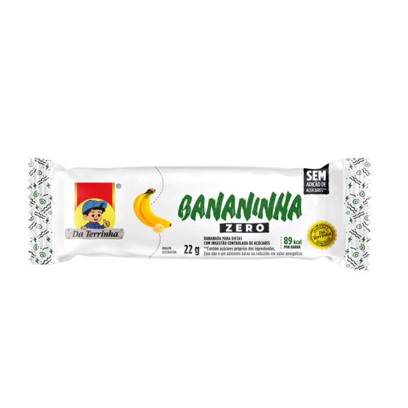 BANANINHA DA TERRINHA 22GR ZERO - DP COM 12 UN