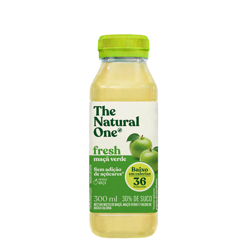 SUCO FRESH NÉCTAR NATURAL ONE 300ML MAÇÃ VERDE - FD COM 12 UN