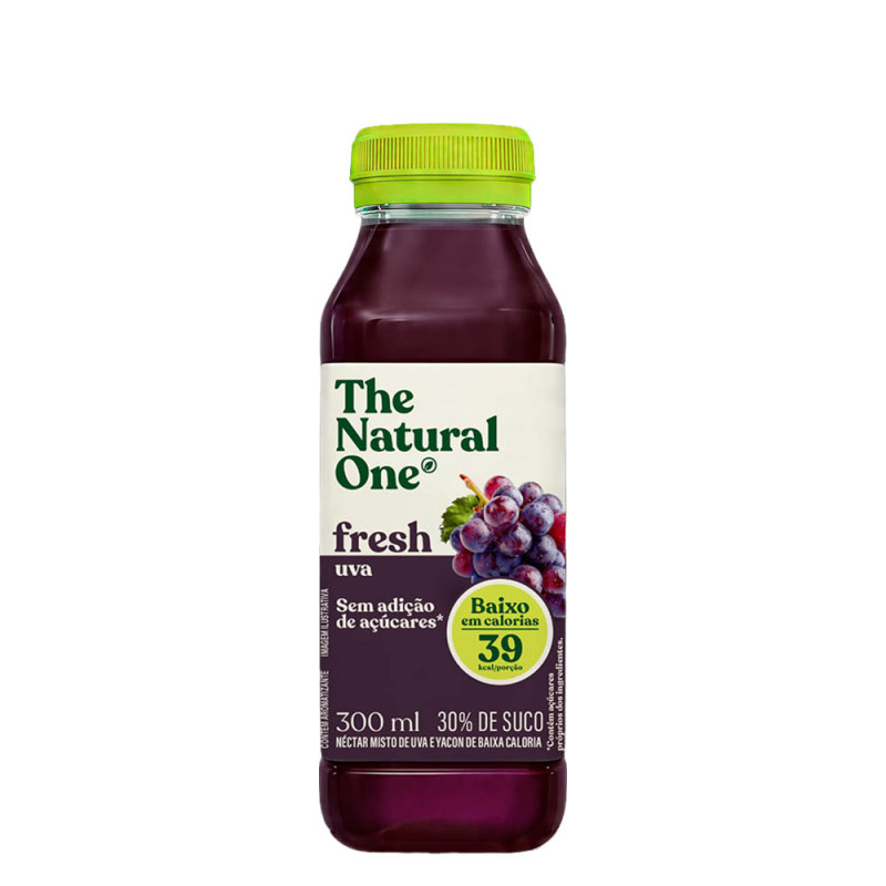 SUCO FRESH NÉCTAR NATURAL ONE 300ML UVA - FD COM 12 UN
