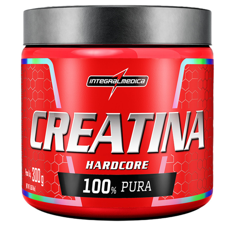 CREATINA HARDCORE INTEGRALMEDICA 300GR PURE - UNIDADE