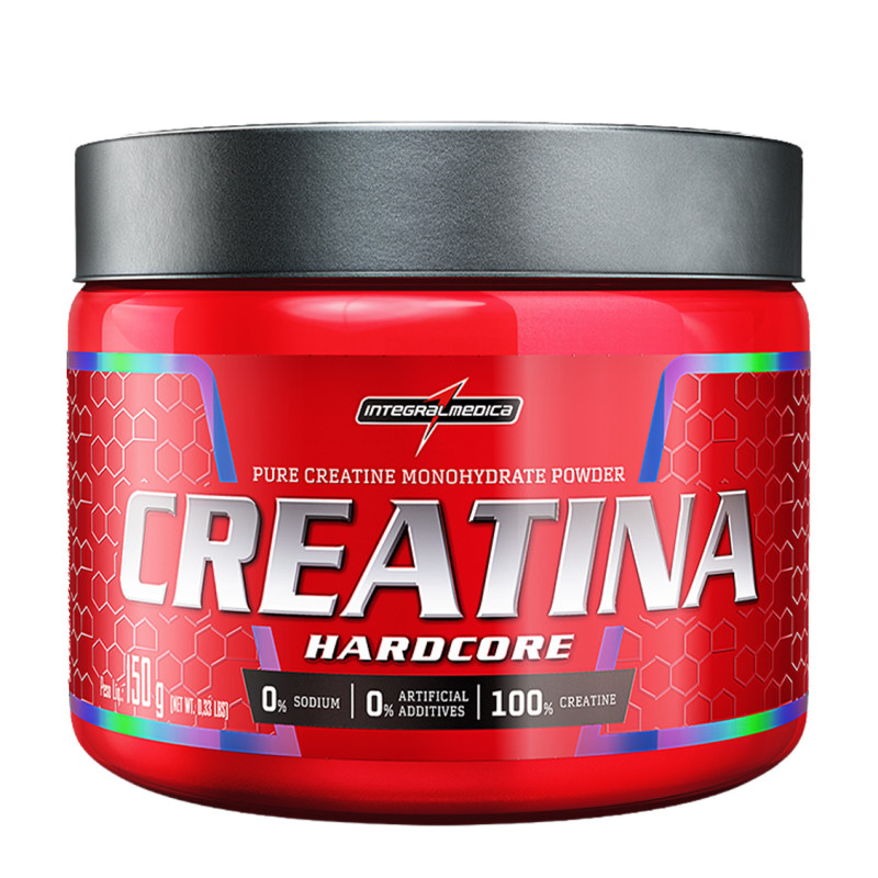 CREATINA HARDCORE INTEGRALMEDICA 150GR PURE - UNIDADE