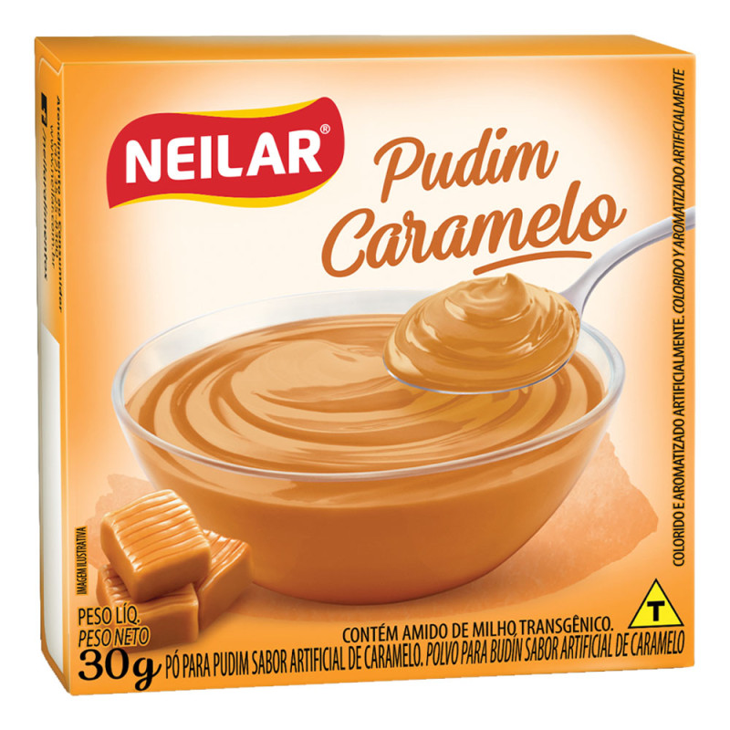 PUDIM NEILAR 30GR CARAMELO - CX COM 48 UN