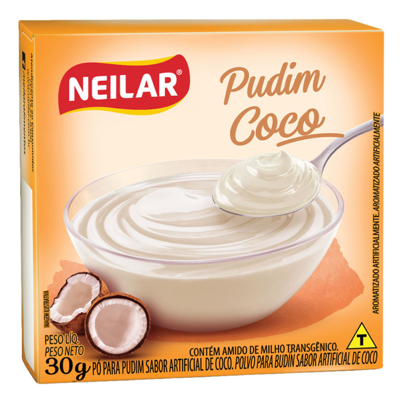 PUDIM NEILAR 30GR COCO - CX COM 48 UN