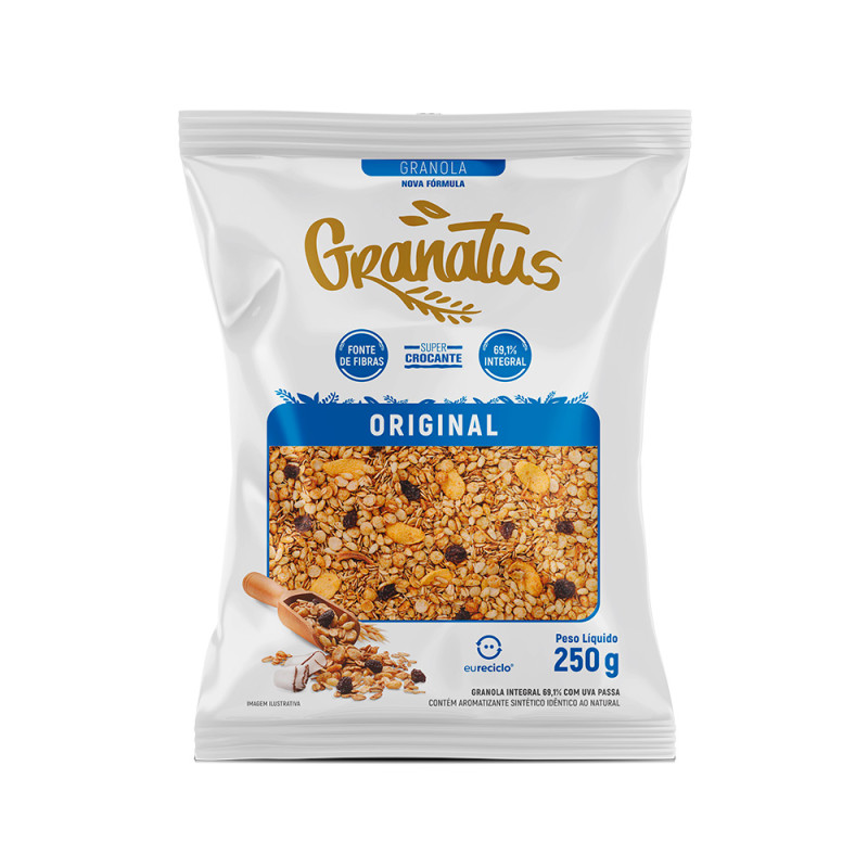GRANOLA GRANATUS 250GR ORIGINAL - CX COM 12 PC