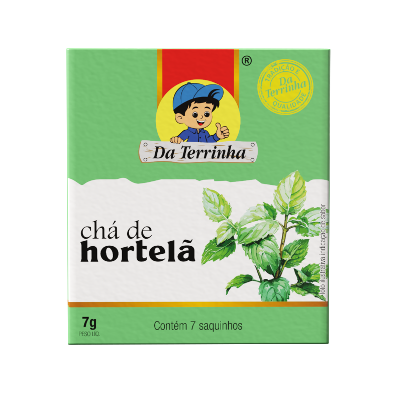 CHÁ DA TERRINHA 7GR HORTELÃ - FD COM 10 UN