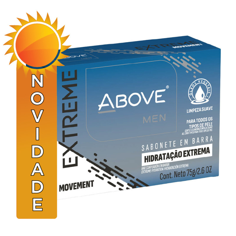 SABONETE ABOVE CREAM 75GR EXTREME MOVEMENT - PC COM 6 UN