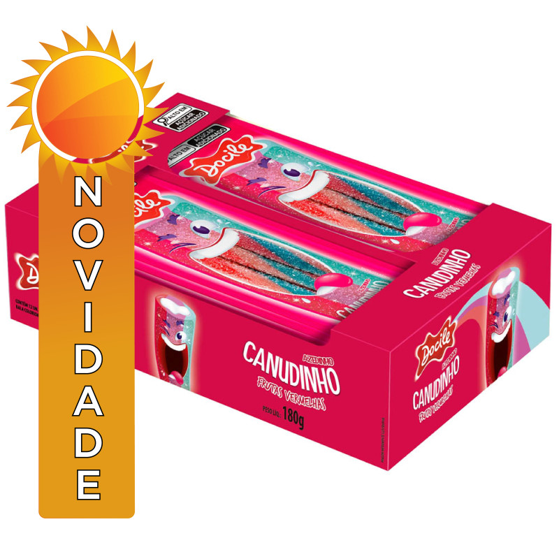 TUBES DOCILE 15GR FRUTAS VERMELHAS - DP COM 12 UN