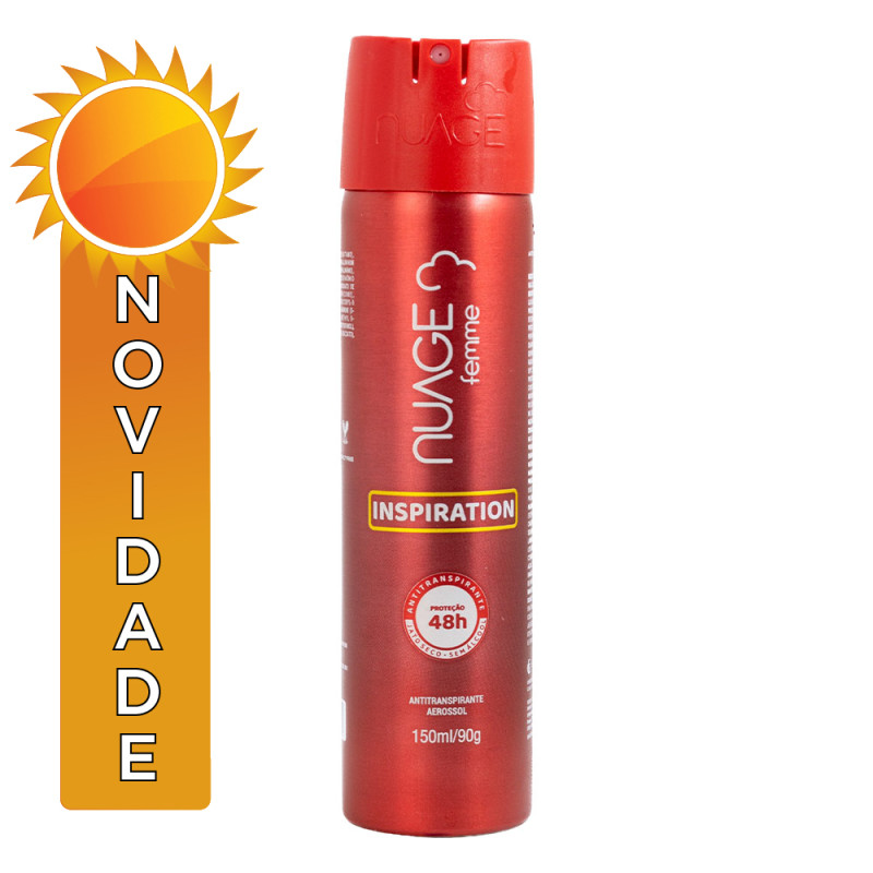 DESODORANTE NUAGE 48H 150ML FEMME INSPIRATION - CX COM 12 UN