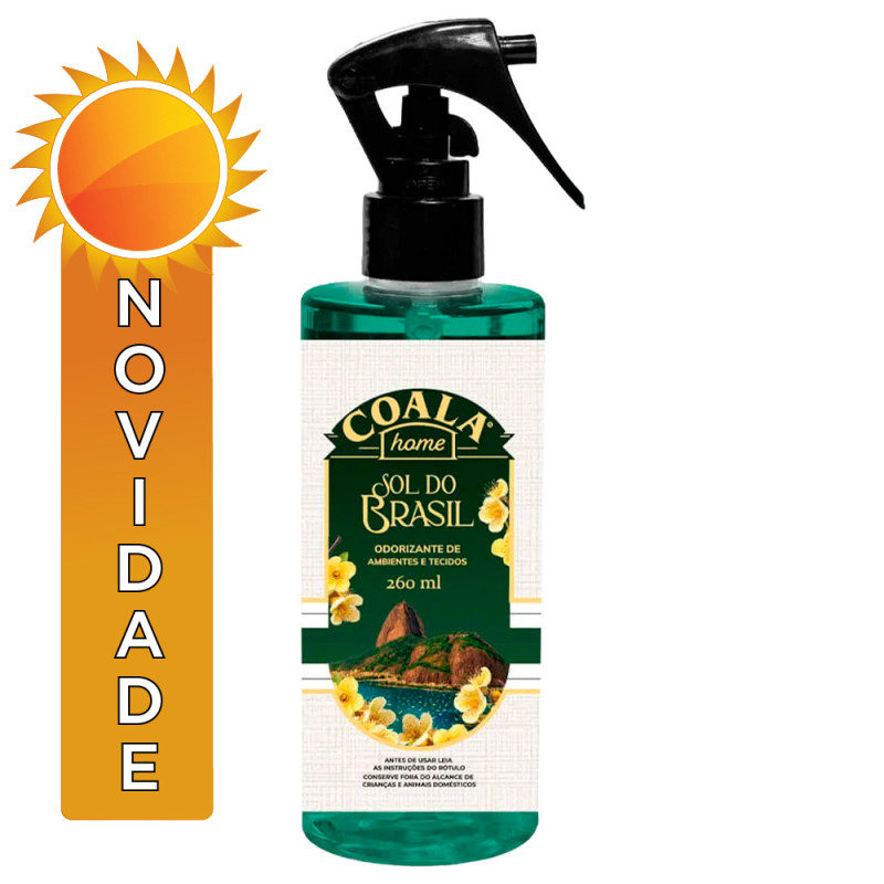ODORIZANTE HOME COALA 260ML SOL DO BRASIL - CX COM 6 UN