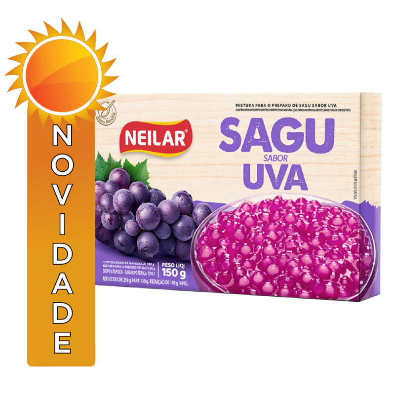 SAGU NEILAR 150GR UVA - CX COM 12 UN