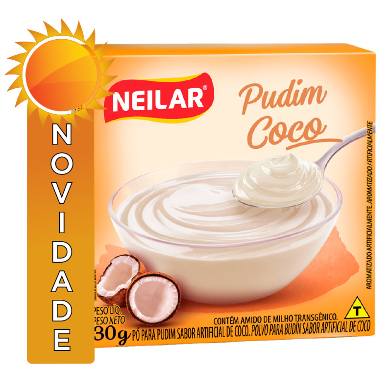 PUDIM NEILAR 30GR COCO - CX COM 48 UN
