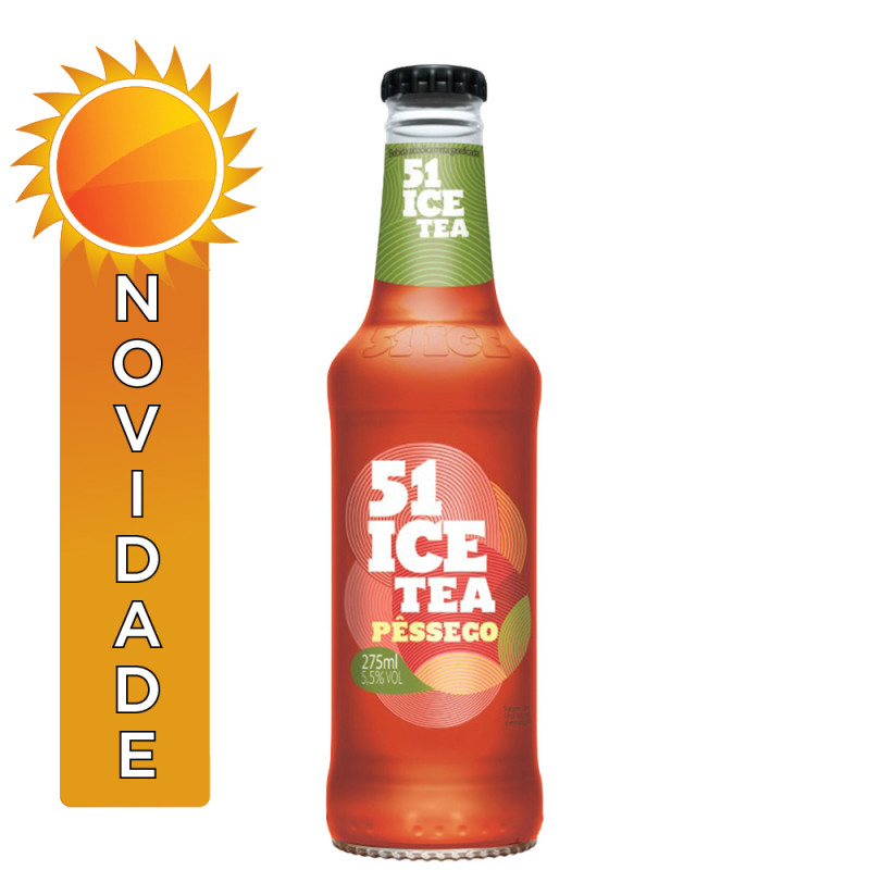 51 ICE 275ML TEA PESSEGO - FD COM 6 UN