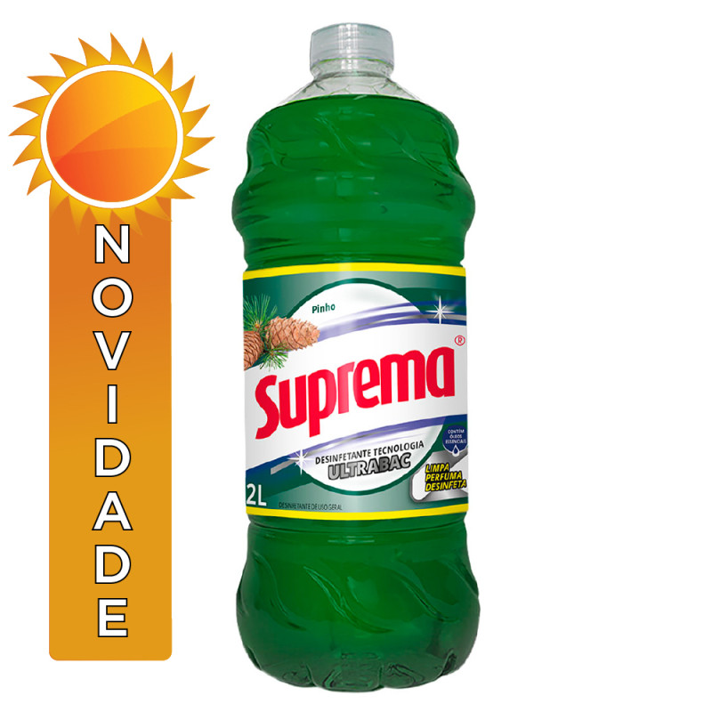 DESINFETANTE SUPREMA 2 LITROS PINHO - CX COM 6 UN