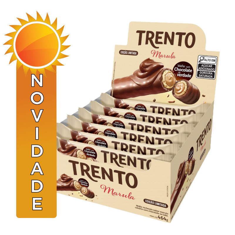 CHOCOLATE TRENTO PECCIN 29GR  MARULA - DP COM 16 UN