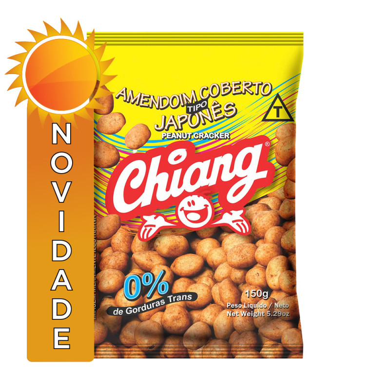AMENDOIM CHIANG 150GR JAPONÊS - CX COM 12 PC