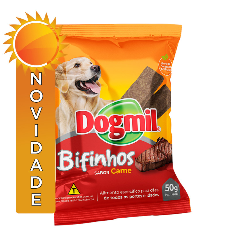 BIFINHO DOGMIL 50GR CARNE - CX COM 20 UN