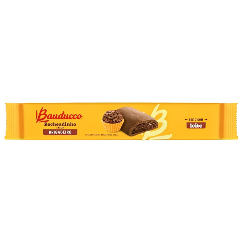 BISCOITO RECHEADINHO BAUDUCCO 104GR BRIGADEIRO C/ LEITE - CX COM 49 UN