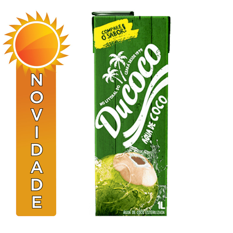 ÁGUA DE COCO DUCOCO 1LT  TP - CX COM 12 UN
