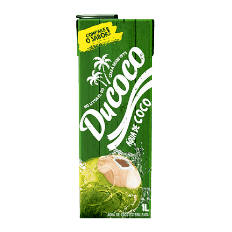 ÁGUA DE COCO DUCOCO 1LT  TP - CX COM 12 UN