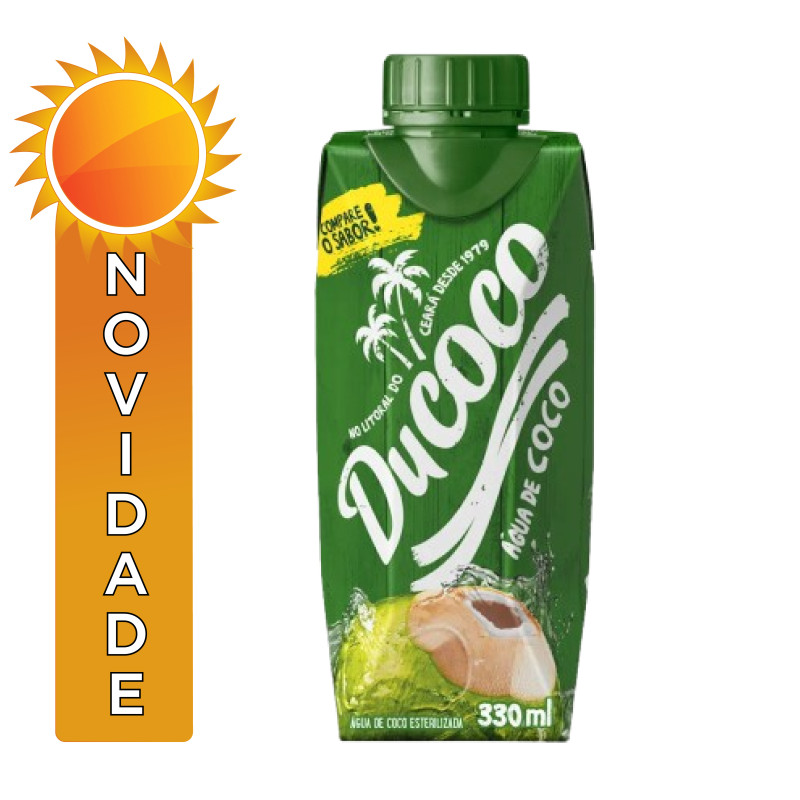ÁGUA DE COCO DUCOCO 330ML DREAMCAP - CX COM 12 UN