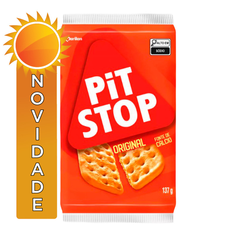 BISCOITO PIT STOP MARILAN 137GR ORIGINAL - CX COM 36 UN