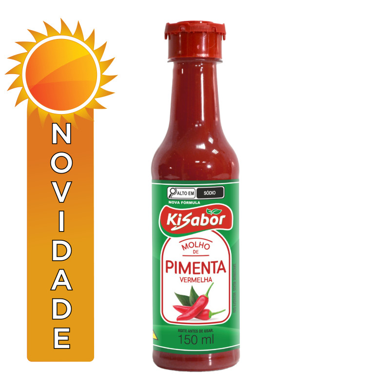 MOLHO DE PIMENTA KISABOR 150ML - CX COM 24 UN