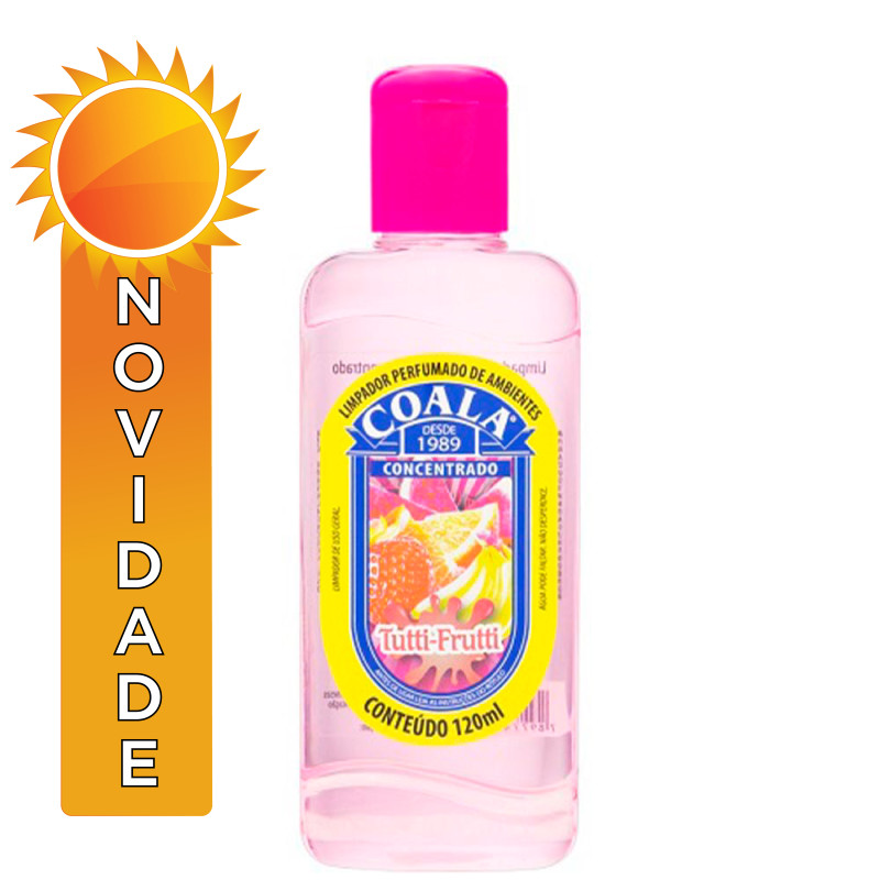 LIMPADOR PERFUMADO CONCENTRADO COALA 120ML TUTTI-FRUTTI - PC COM 3 UN