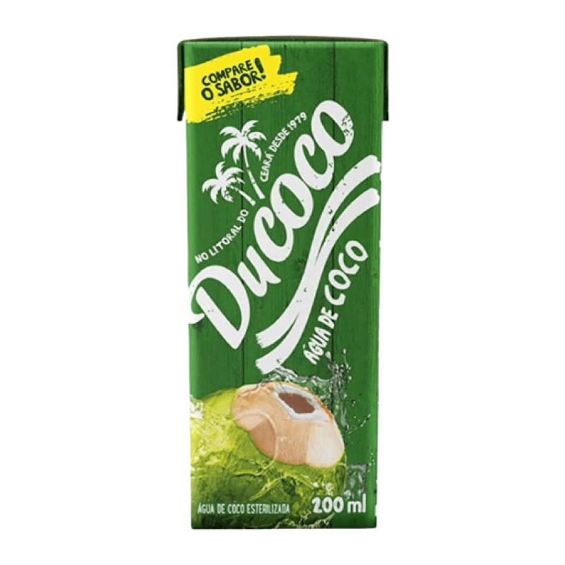ÁGUA DE COCO DUCOCO 200ML - CX COM 27 UN