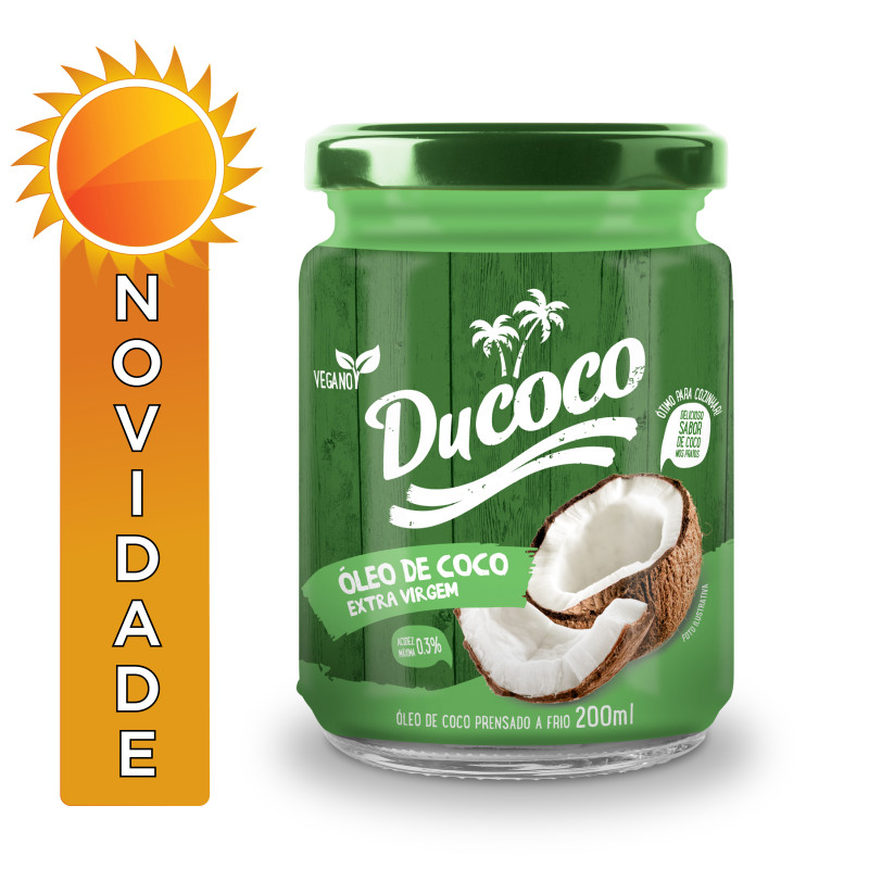 ÓLEO DE COCO DUCOCO 200ML TRADICIONAL - CX COM 6 UN
