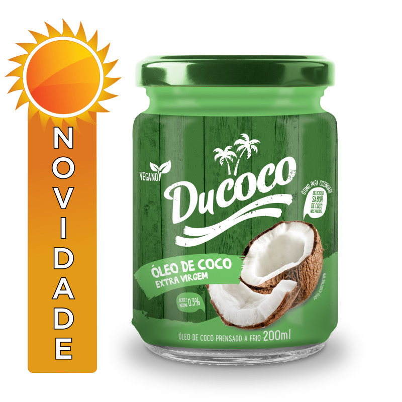 ÓLEO DE COCO DUCOCO 200ML TRADICIONAL - CX COM 6 UN