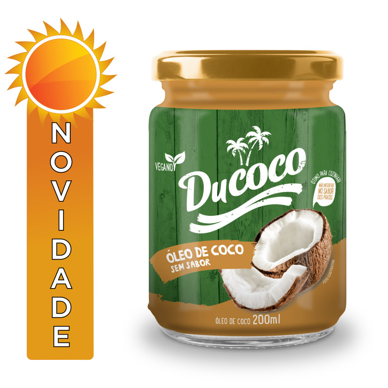 ÓLEO DE COCO DUCOCO 200ML  SEM SABOR - CX COM 6 UN