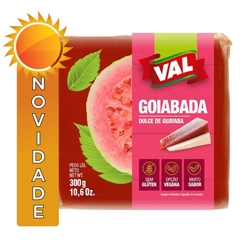 GOIABADA VAL 300GR FLOW PACK - CX COM 36 UN