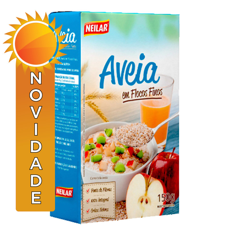 AVEIA NEILAR 150GR EM FLOCOS FINO - CX COM 12 UN