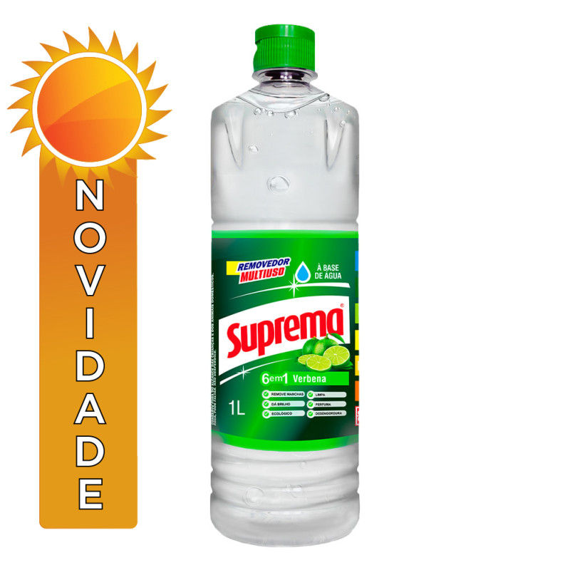 REMOVEDOR SUPREMA 1 LITRO VERBENA - CX COM 12 UN