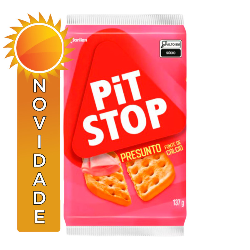BISCOITO PIT STOP MARILAN 137GR PRESUNTO - CX COM 36 UN