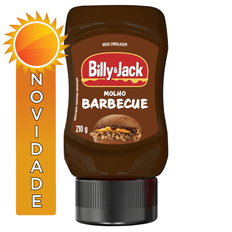 MOLHO BARBECUE BILLY & JACK KISABOR 210GR - CX COM 12 UN