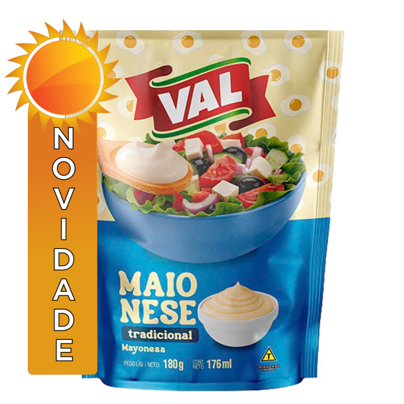MAIONESE VAL 180GR SACHÊ - CX COM 36 SC