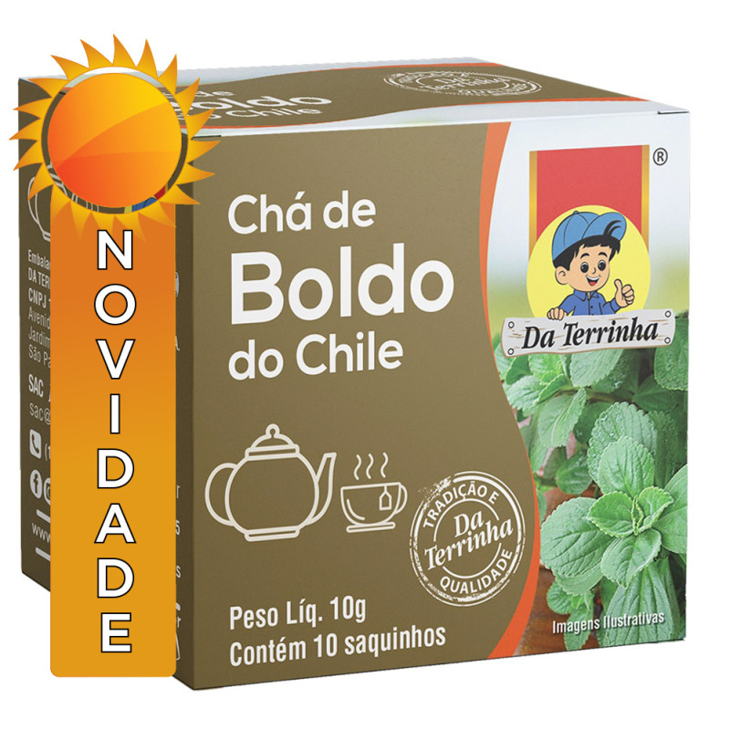 CHÁ DA TERRINHA 7GR BOLDO DO CHILE - FD COM 10 UN