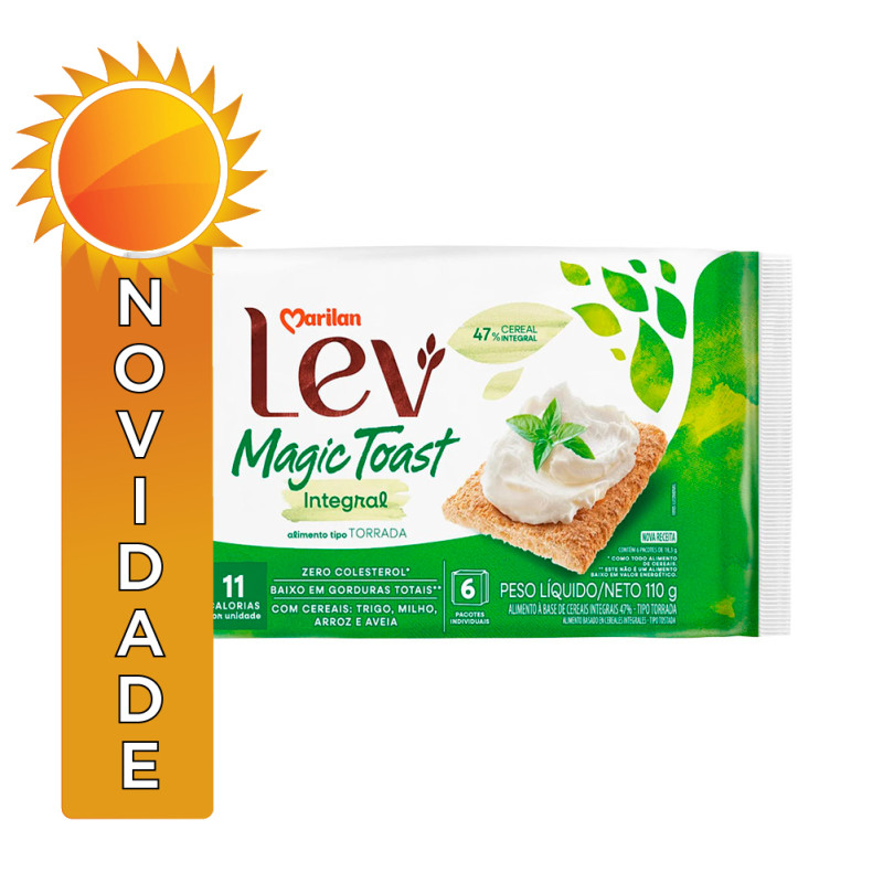 TORRADA MAGIC TOAST MARILAN 110GR INTEGRAL - CX COM 24 UN