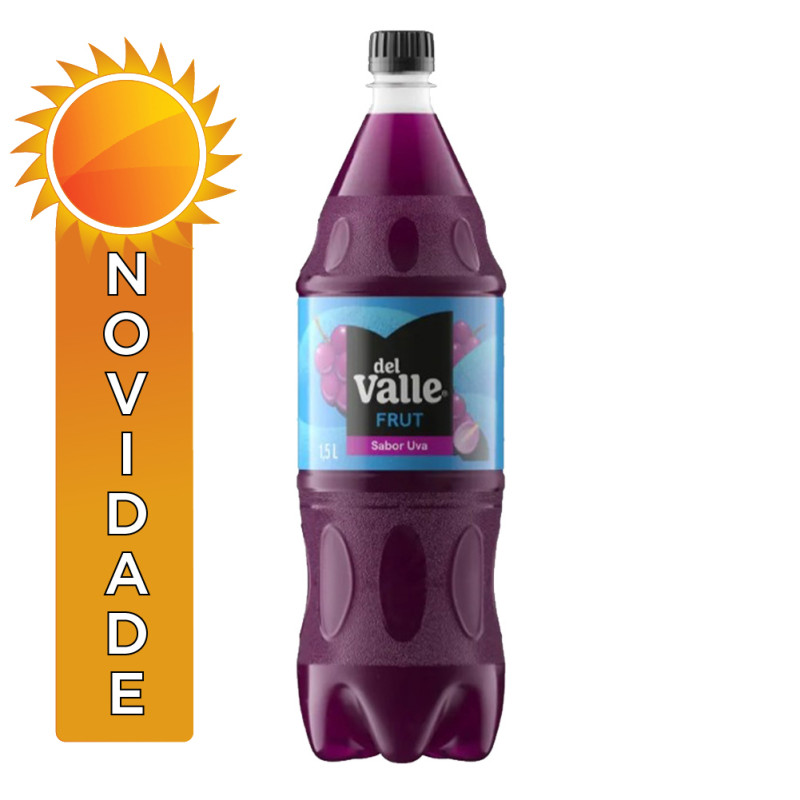 SUCO DEL VALLE FRUT PET 1,5 LITRO UVA - CX COM 6 UN