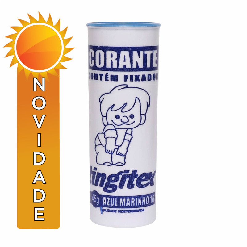 CORANTE PARA ROUPA TINGITEX 45GR AZUL MARINHO - PC COM 6 UN