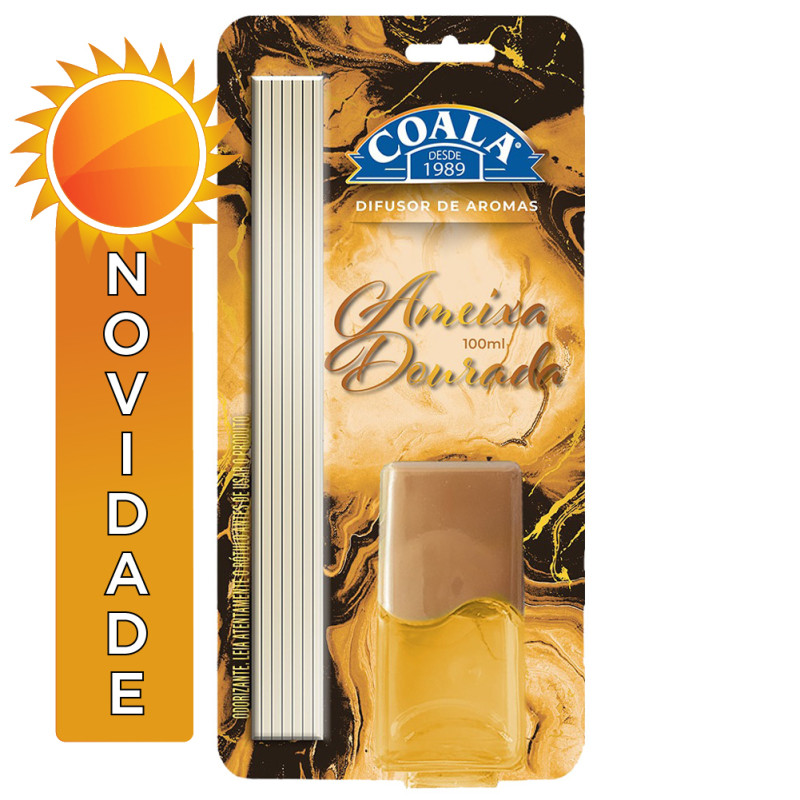 DIFUSOR DE AROMAS COALA 100ML AMEIXA DOURADA - UNIDADE