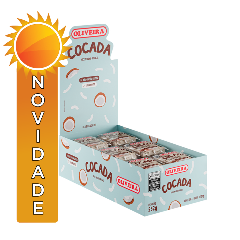 COCADA OLIVEIRA 23GR - DP COM 24 UN