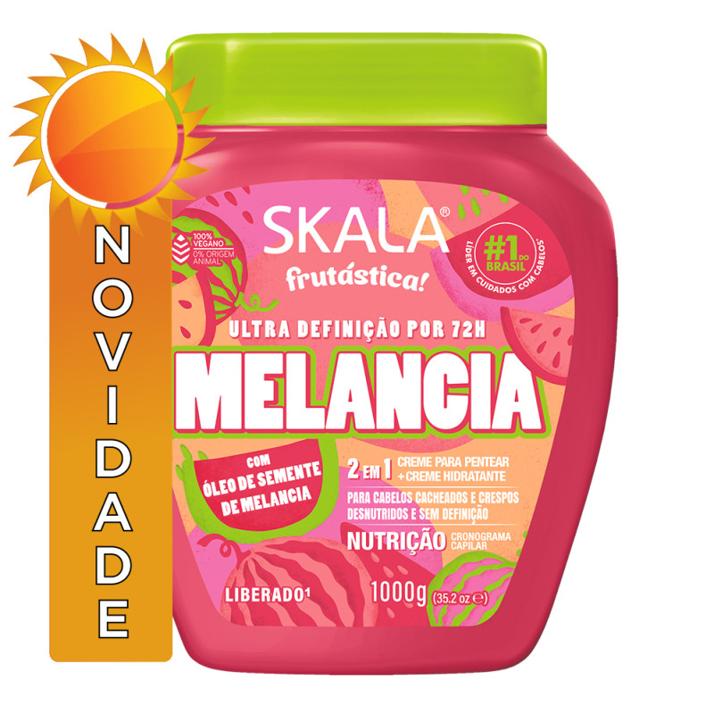 CREME SKALA POTE 1 KILO MELANCIA - CX COM 6 UN