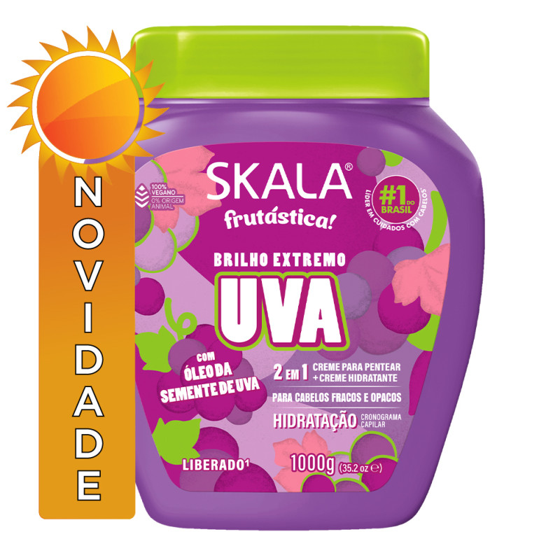 CREME SKALA POTE 1 KILO UVA - CX COM 6 UN
